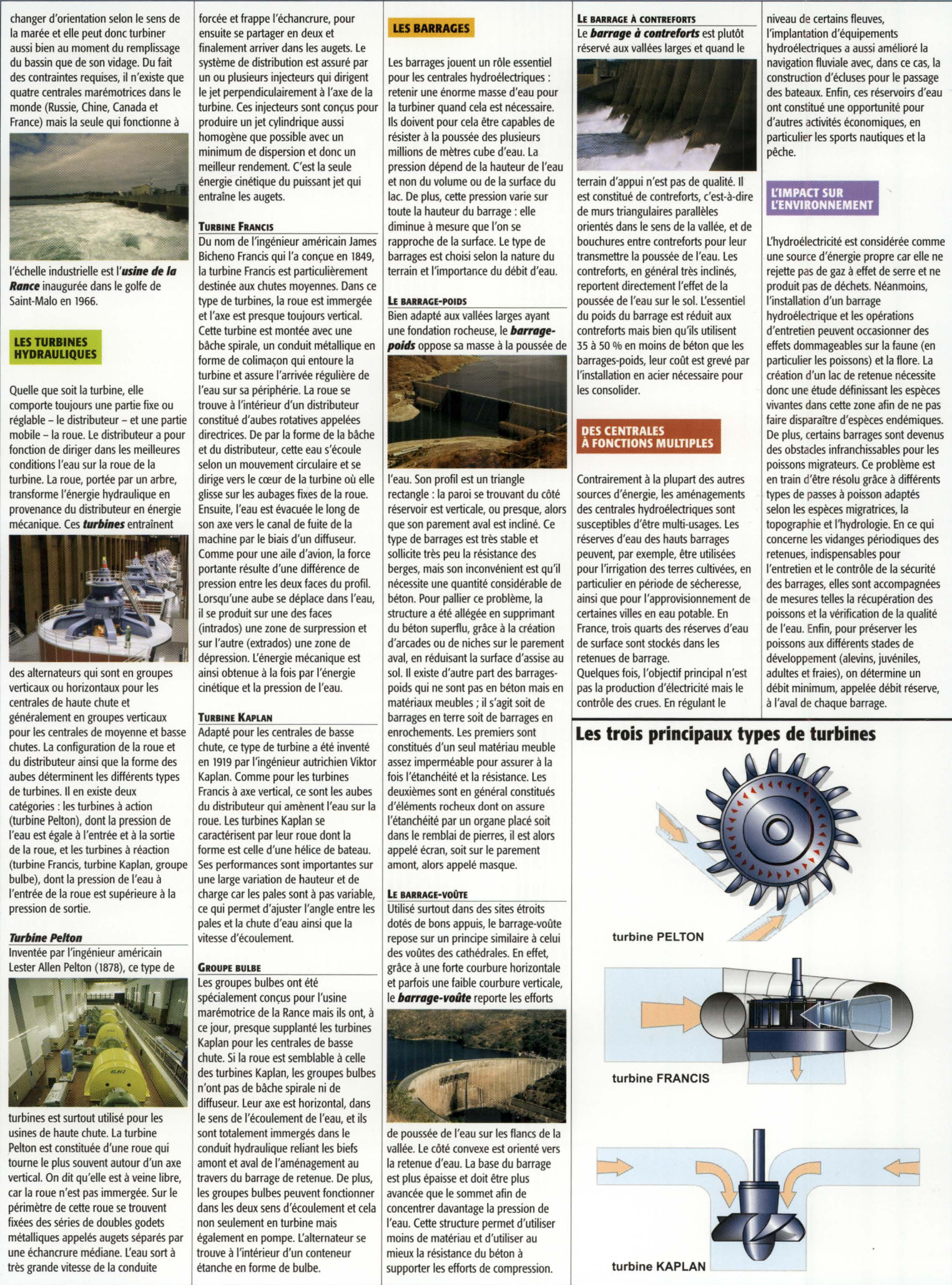 Prévisualisation du document Les centrales hydroélectriques (Travaux Pratiques Encadrés - Espaces pédagogiques interactifs)