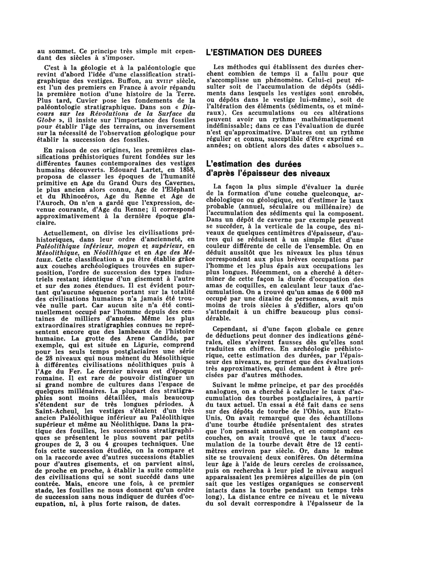 Prévisualisation du document LES CIVILISATIONS PRÉHISTORIQUES RECHERCHES DE LABORATOIRE : LA DATATION DU PASSE