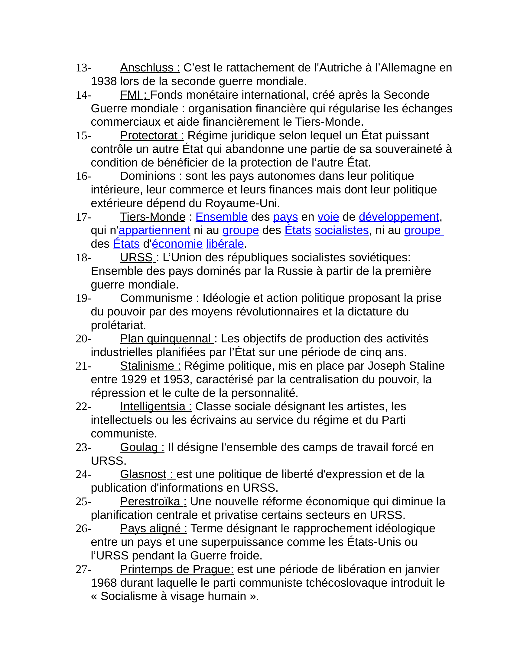 Prévisualisation du document Les Clefs du Monde Contemporain