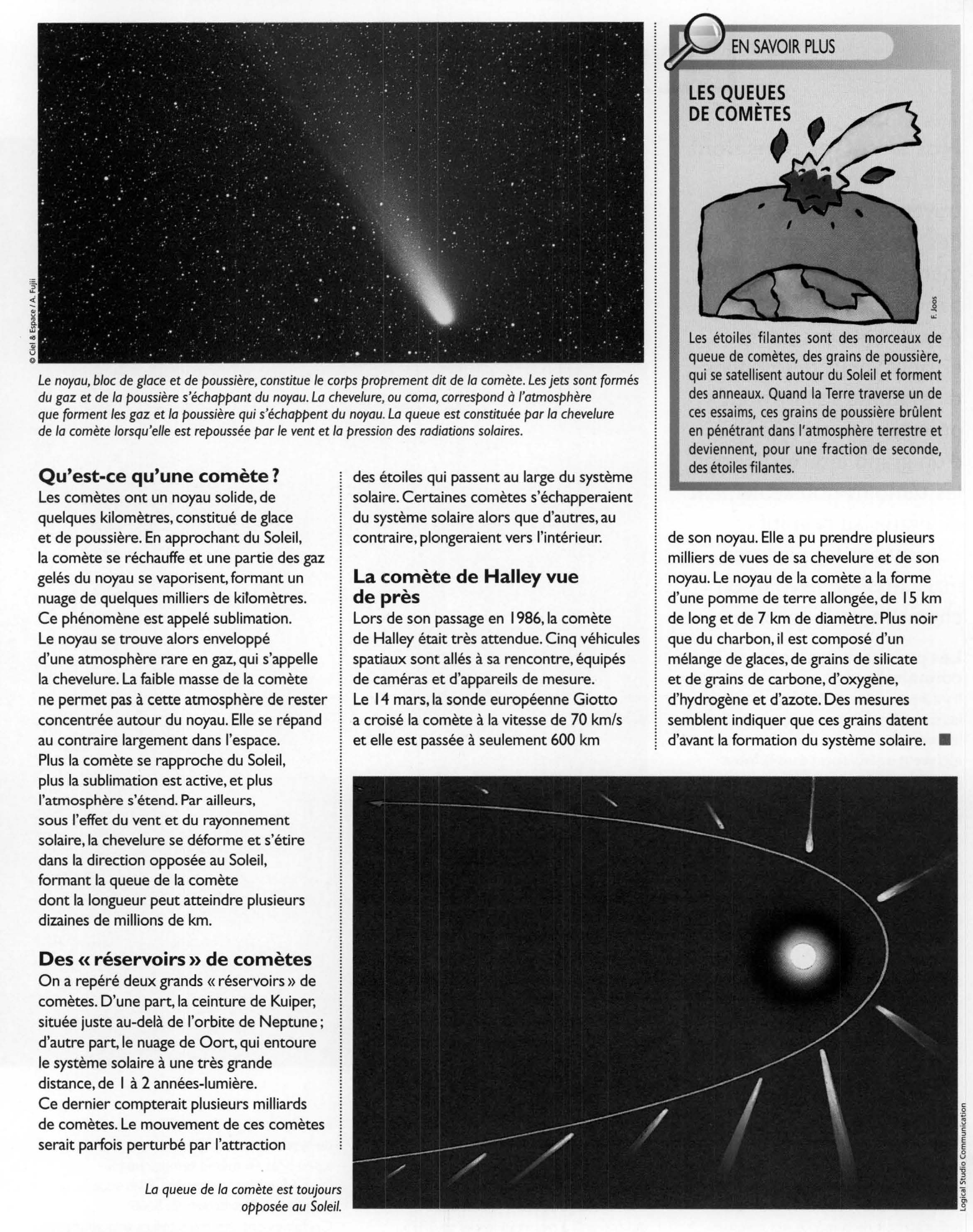Prévisualisation du document Les comètes