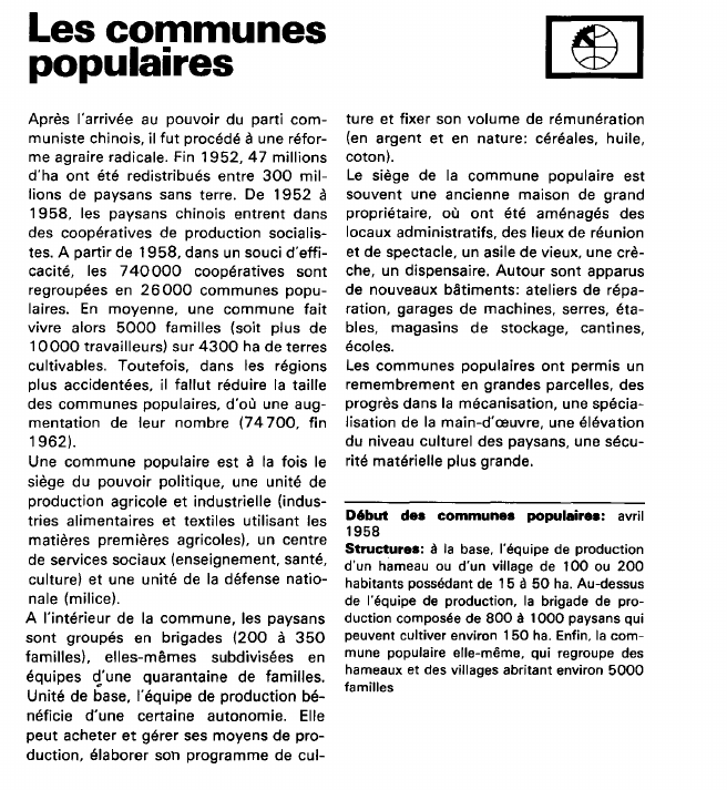 Prévisualisation du document Les communespopulaires (géographie).