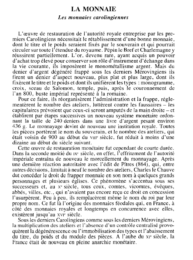 Prévisualisation du document LES COMPAGNIES D'ORDONNANCE(sous Charles VII) - HISTOIRE.
