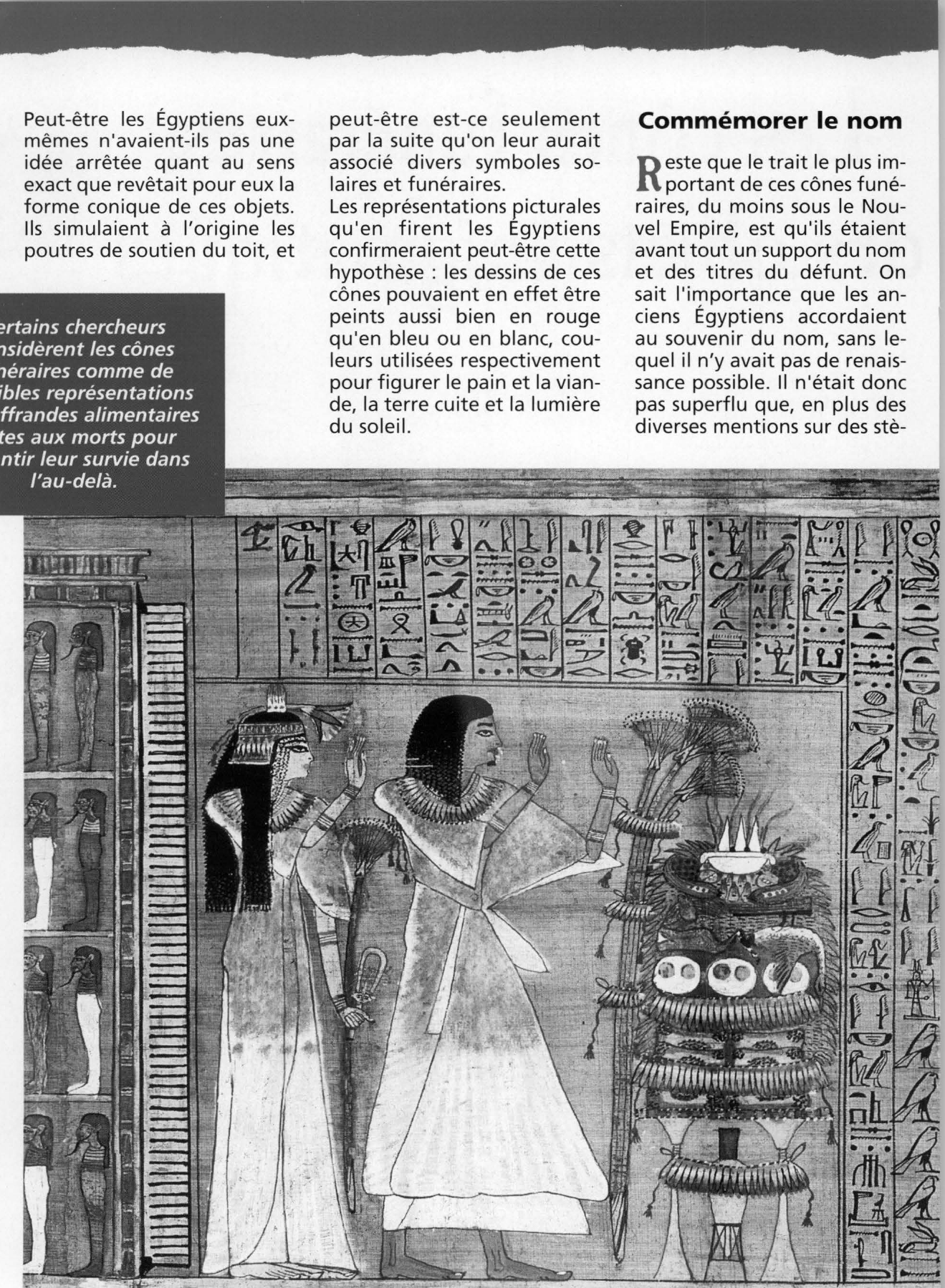 Prévisualisation du document Les cônes funéraires, des objets énigmatiques  dans l’Egypte ancienne