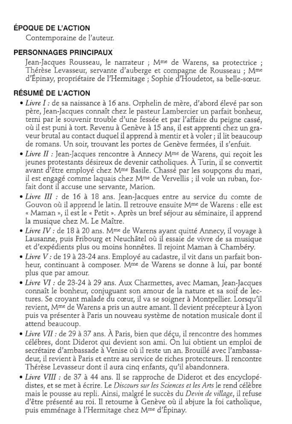 Prévisualisation du document Les Confessions de Jean-Jacques Rousseau  (analyse détaillée)