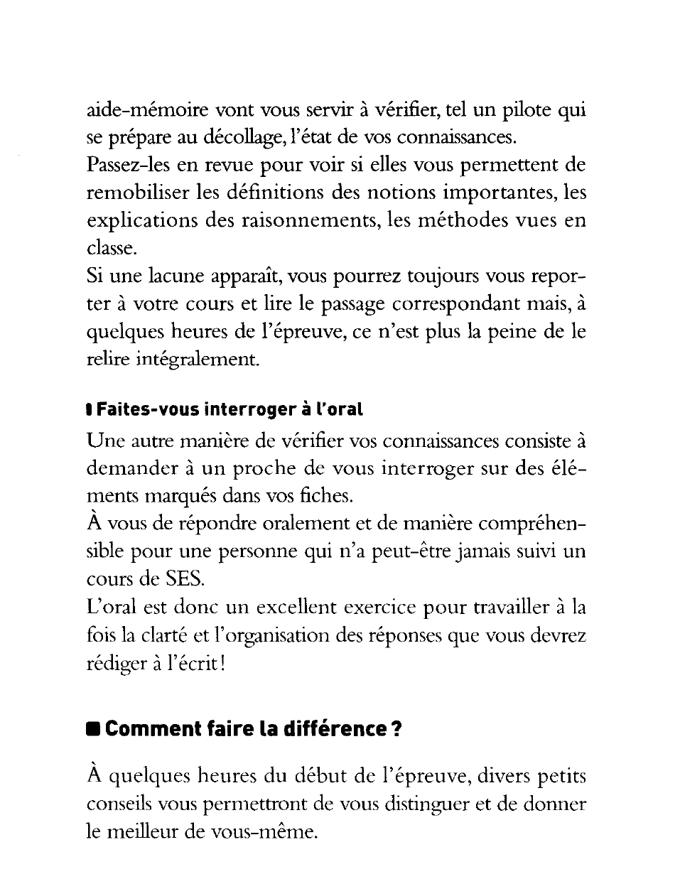 Prévisualisation du document LES CONSEILS POUR LE JOUR J : SES