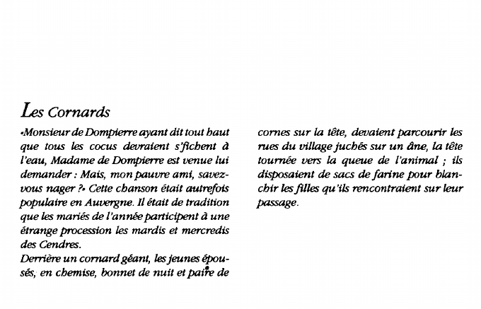 Prévisualisation du document Les Cornards.