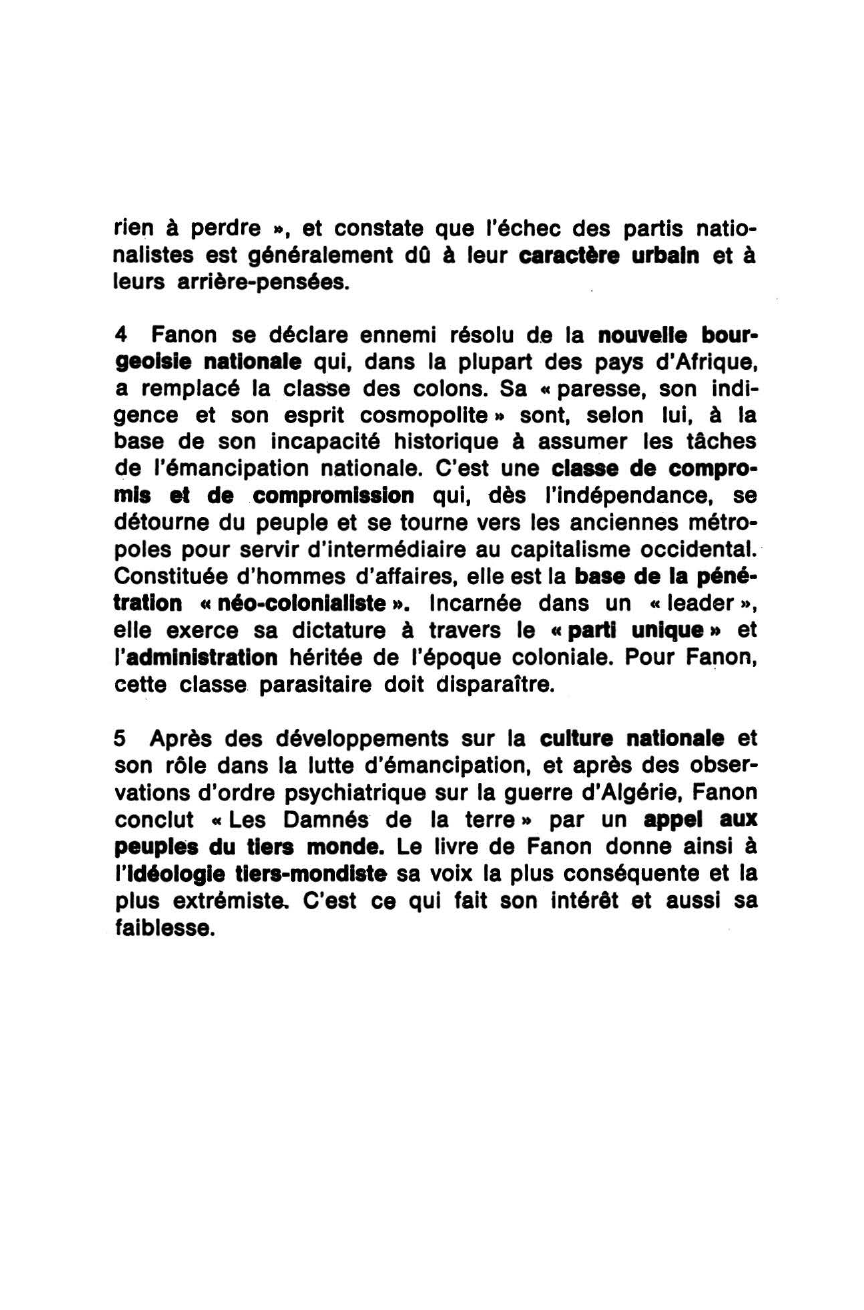 Prévisualisation du document Les Damnés de la terre de Fanon (Frantz)