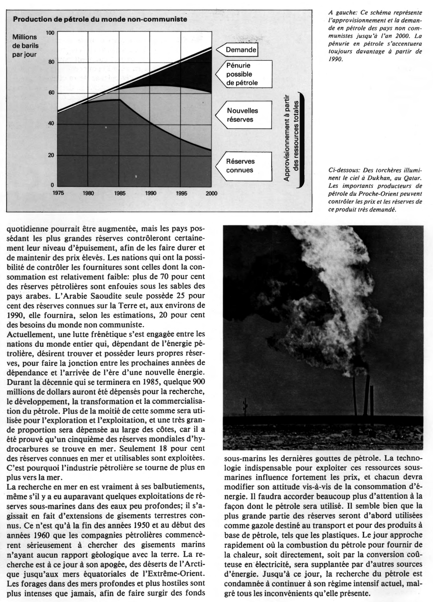 Prévisualisation du document Les dernières années du pétrole