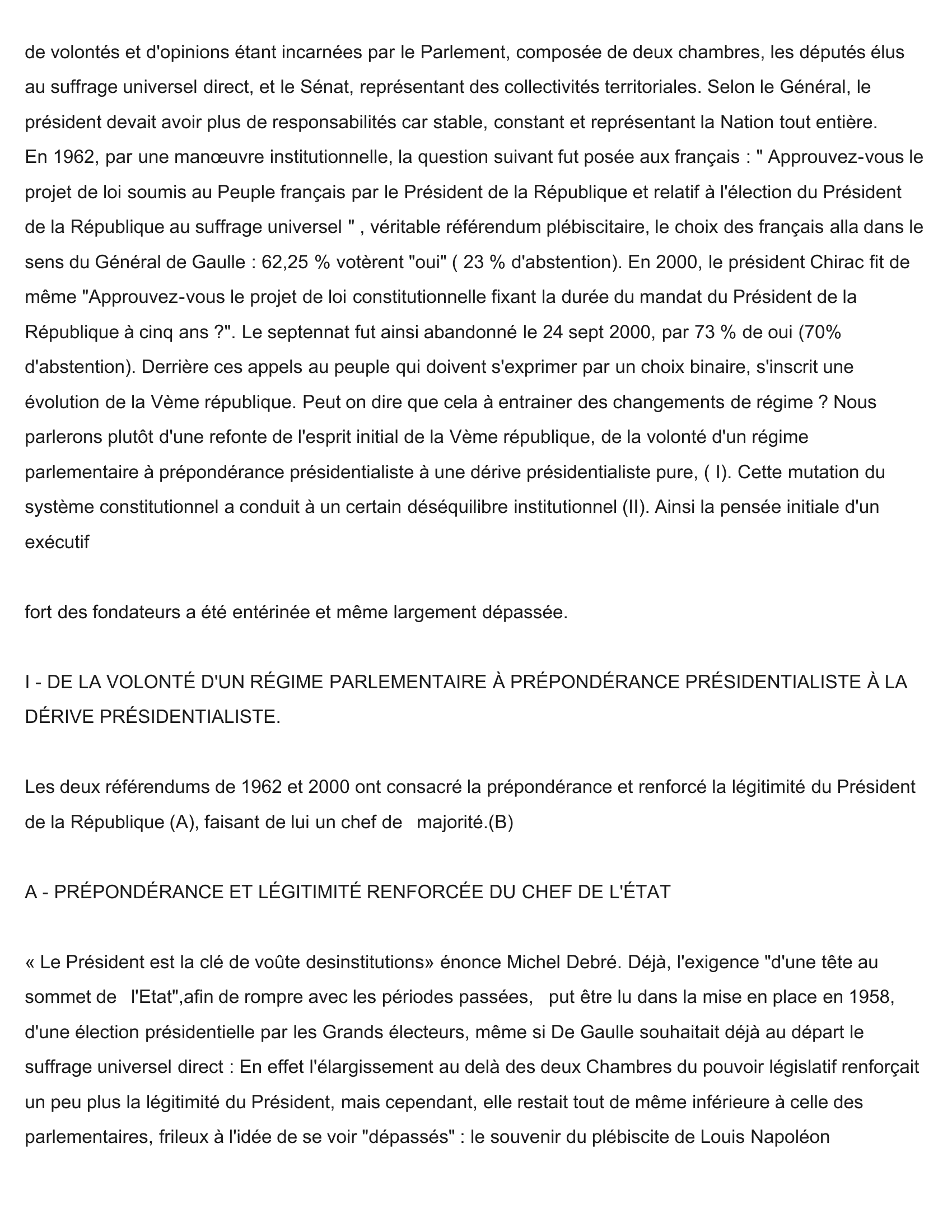 Prévisualisation du document Les Deux Référendums de 1962 et 2000 (histoire)