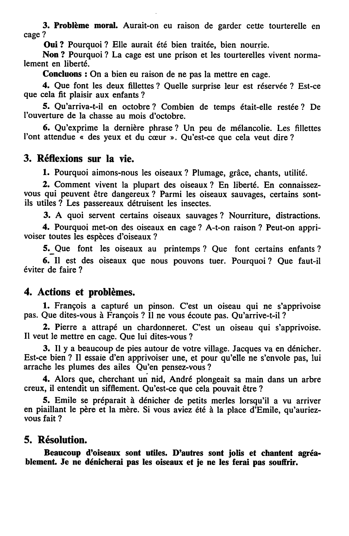 Prévisualisation du document LES DEVOIRS ENVERS LES OISEAUX