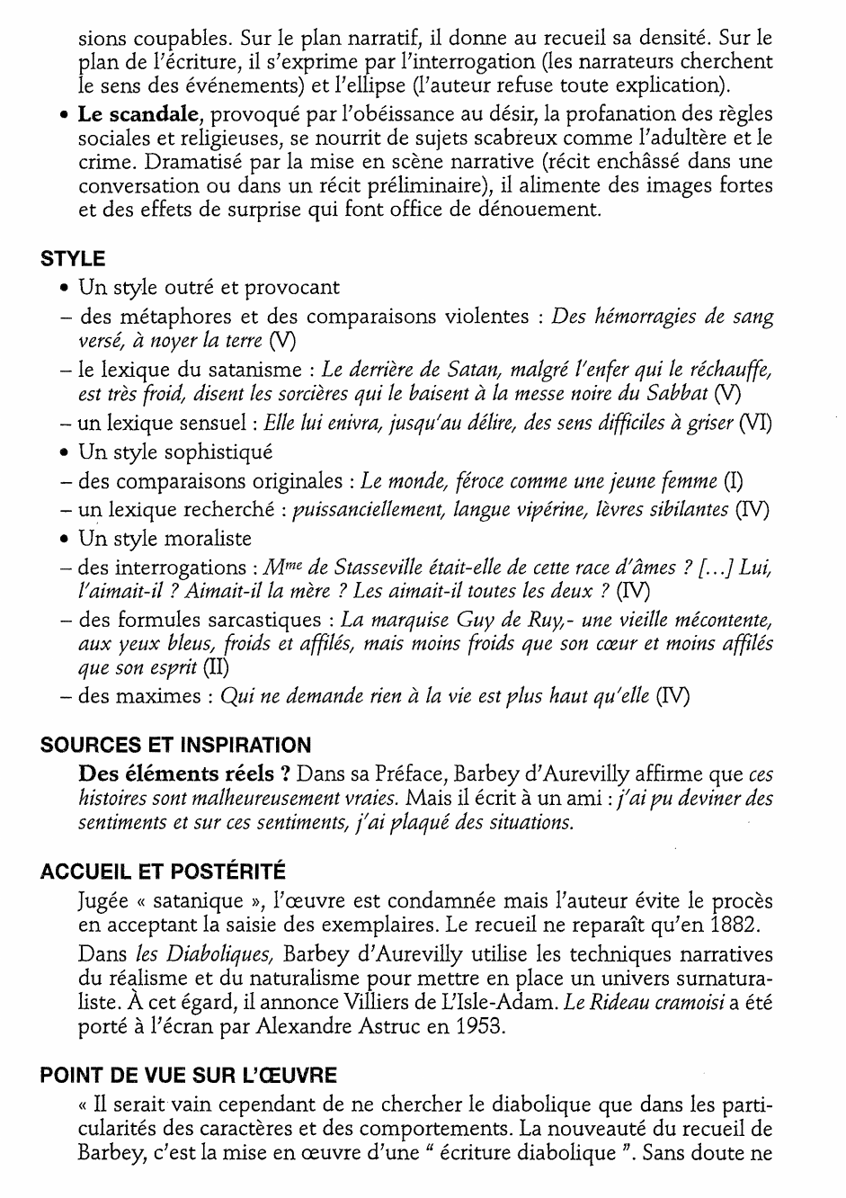 Prévisualisation du document Les Diaboliques de  Jules Barbey D’Aurevilly (analyse détaillée)
