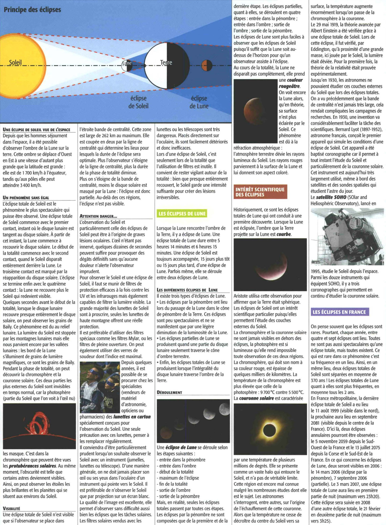 Prévisualisation du document Les éclipses (TPE - Science)