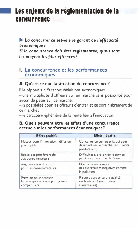 Prévisualisation du document • Les enjeux de la ré9lementation de la
concurrence
► La concurrence est-elle le garant de l'efficacité
économique?
Si la...