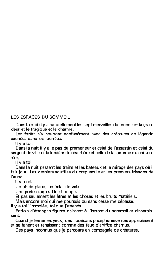 Prévisualisation du document LES ESPACES DU SOMMEIL - Robert Desnos, Corps et Biens, 1930. Commentaire