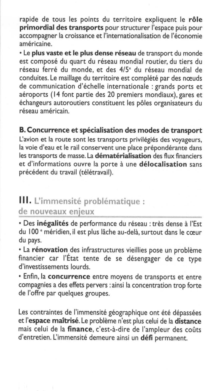 Prévisualisation du document Les États-Unis face  aux défis de l'immensité