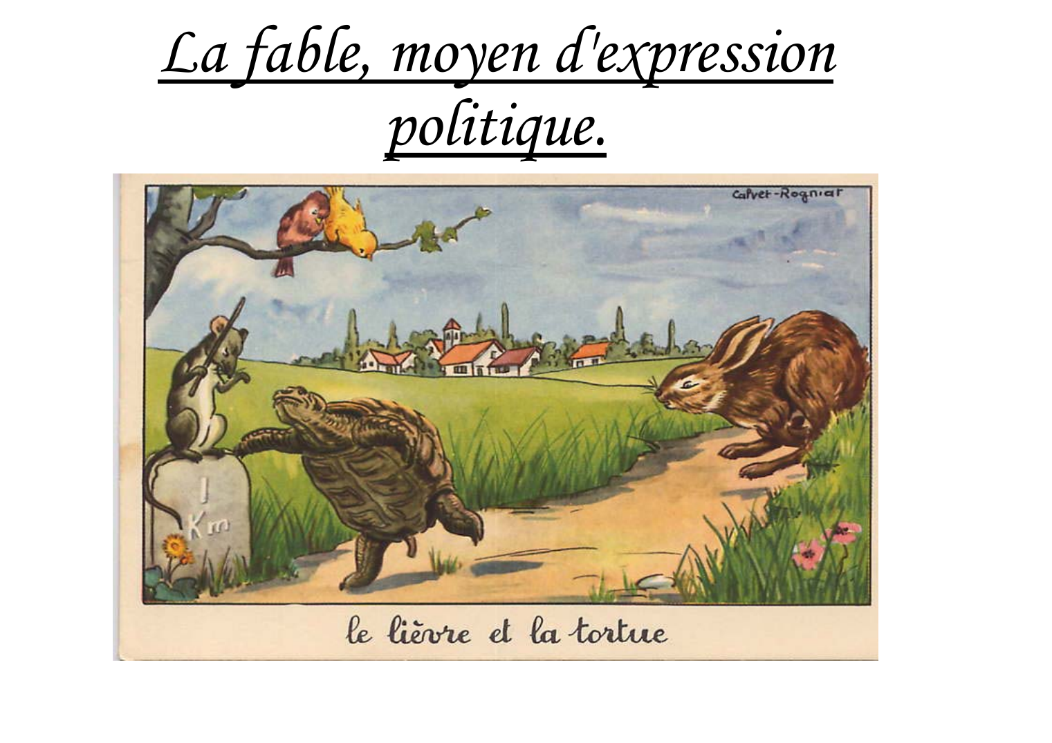 Prévisualisation du document les fables