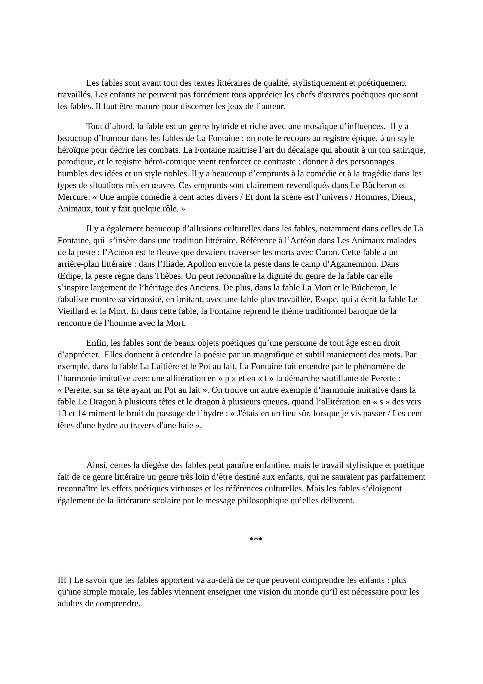 Prévisualisation du document les Fables
