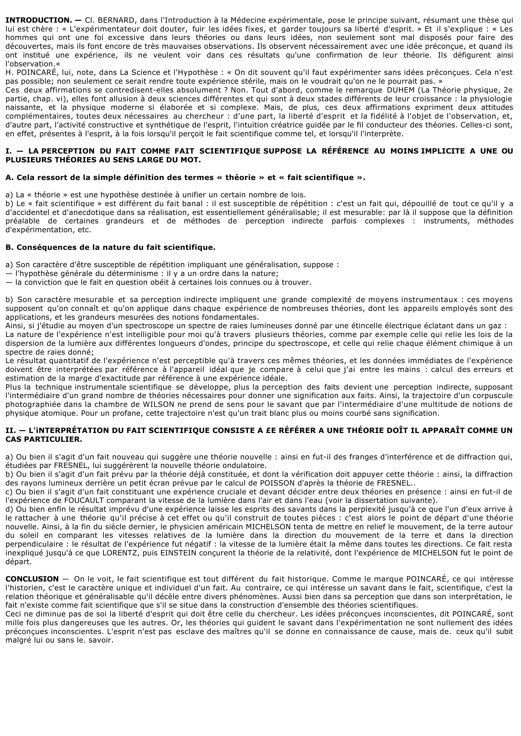 Prévisualisation du document Les faits ne sont-ils jamais vus qu'à travers des théories ?