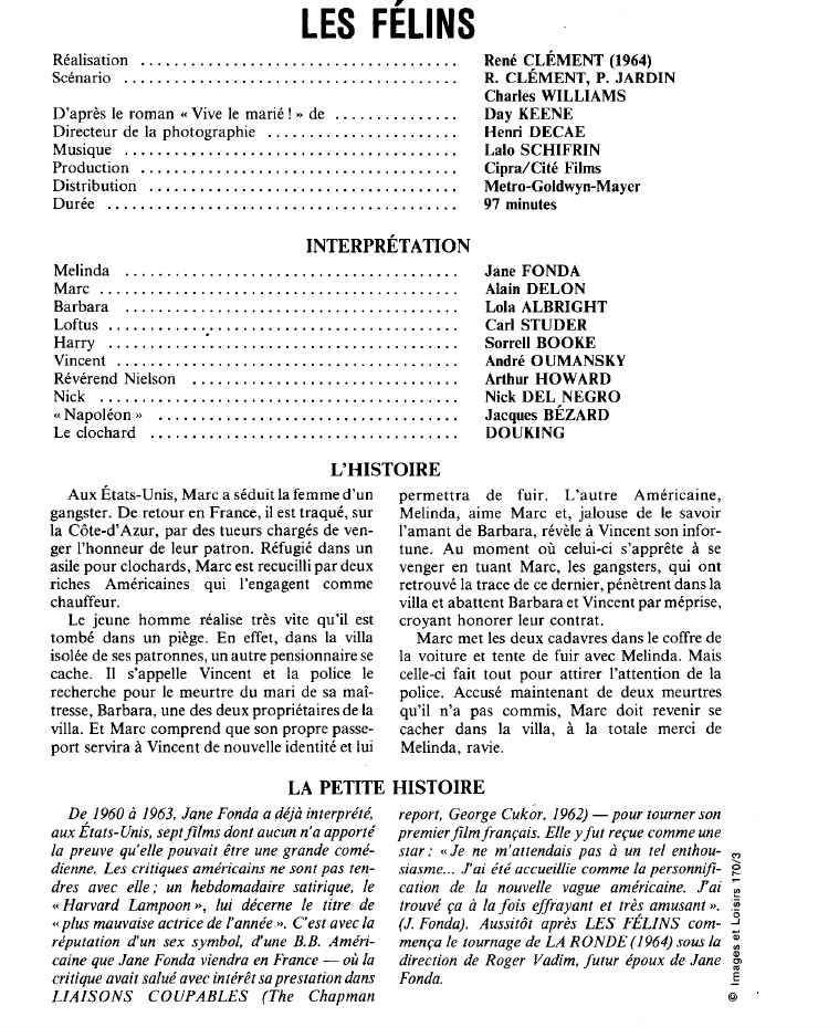 Prévisualisation du document LES FÉLINS