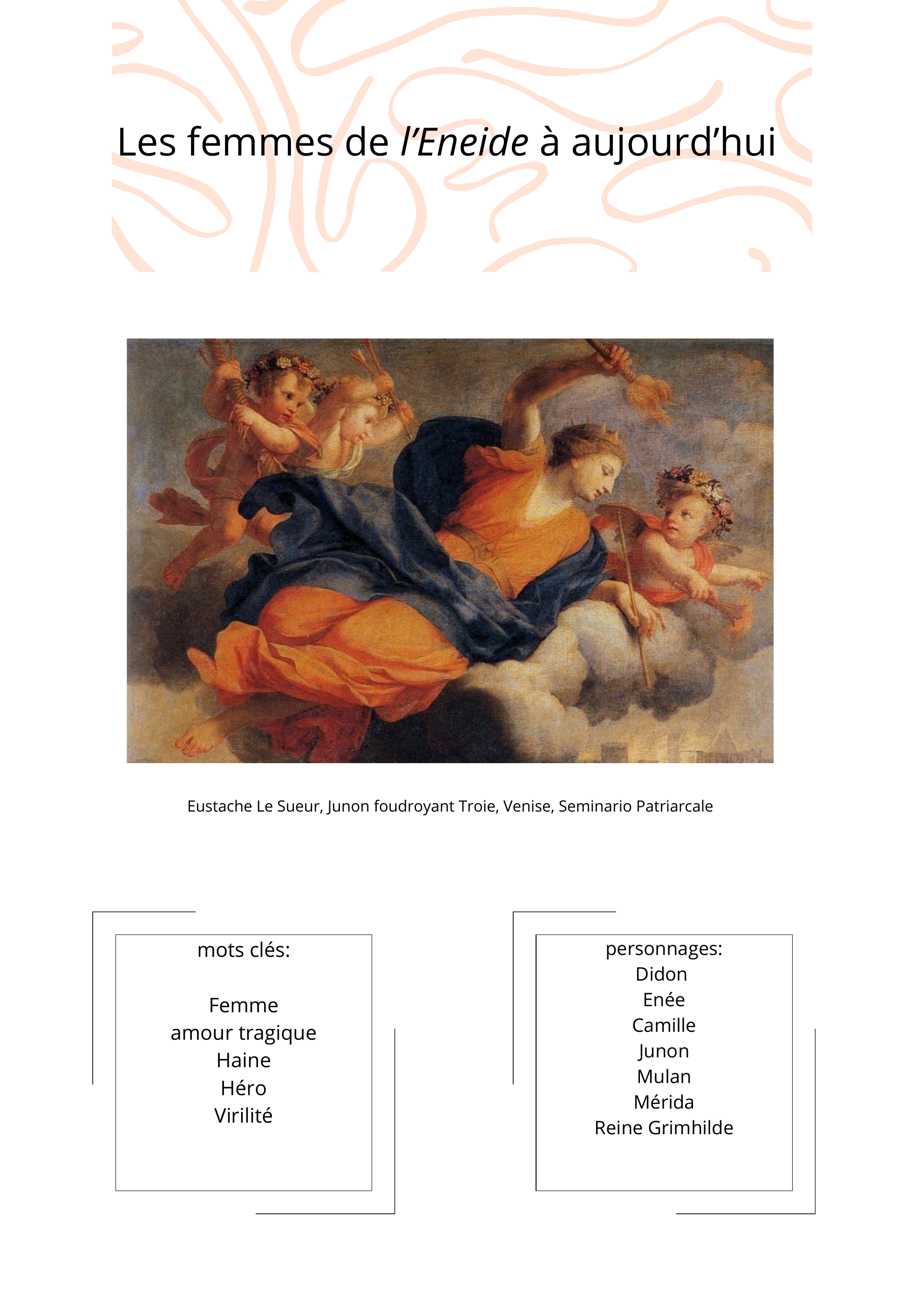 Prévisualisation du document Les femmes de l'Eneide à aujourd'hui