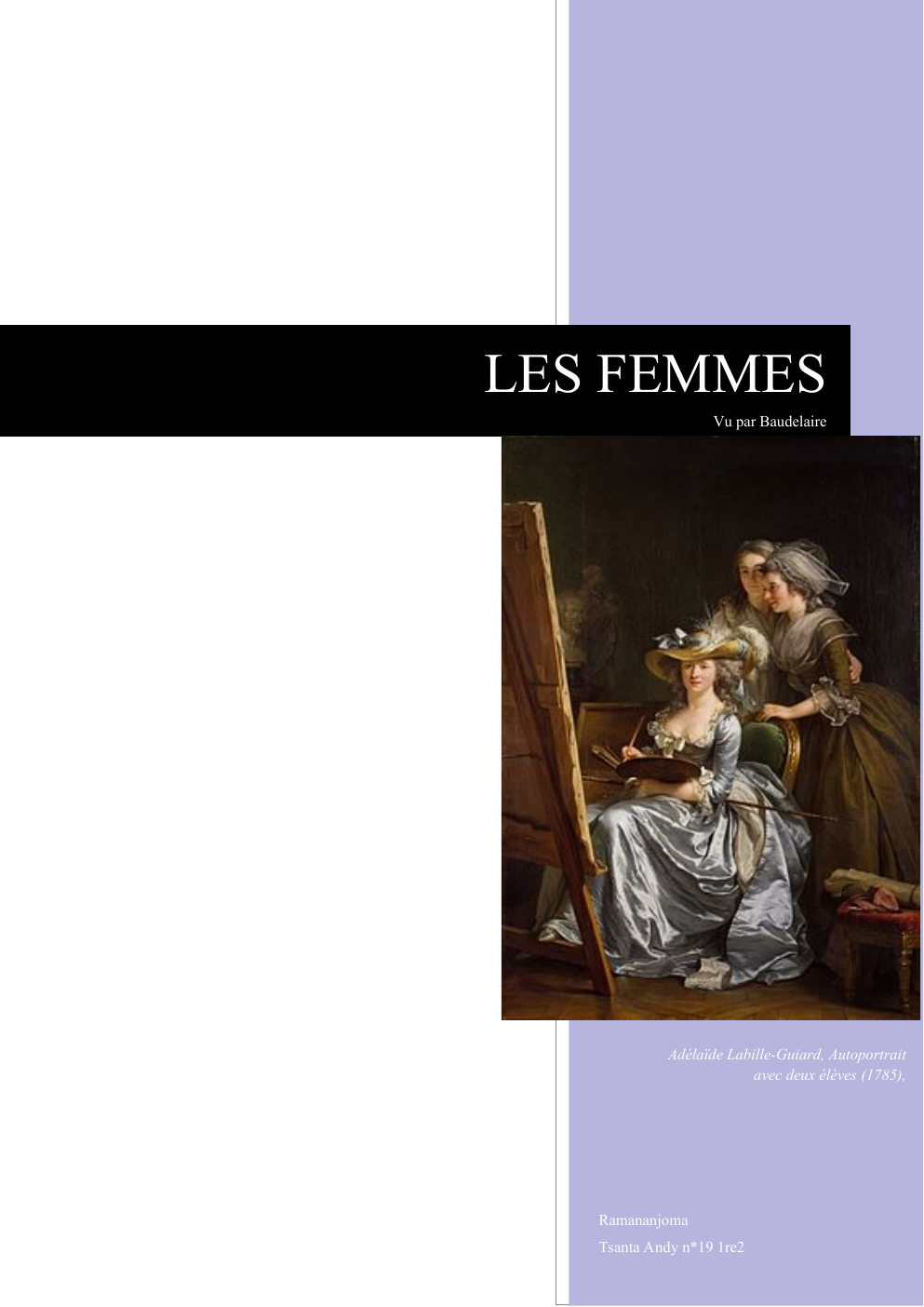 Prévisualisation du document LES FEMMES Vu par Baudelaire
