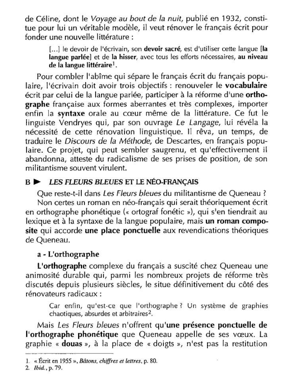 Prévisualisation du document Les Fleurs bleues de Raymond Queneau :THÉORIE ET PRATIQUE DU ROMAN
