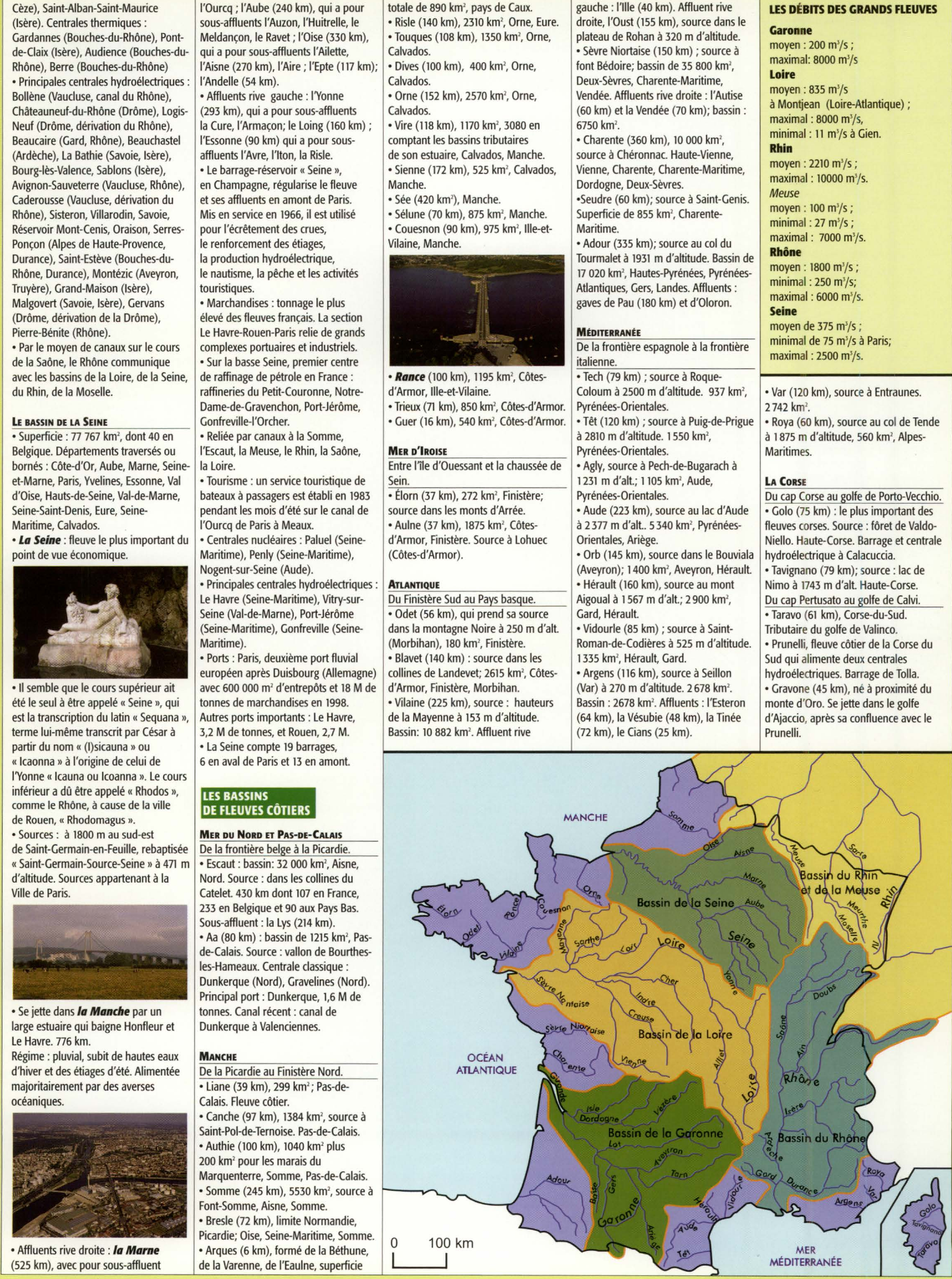 Prévisualisation du document Les fleuves de France (Travaux Personnels Encadrés – Géographie  - Enseignements Pratiques Interdisciplinaires)