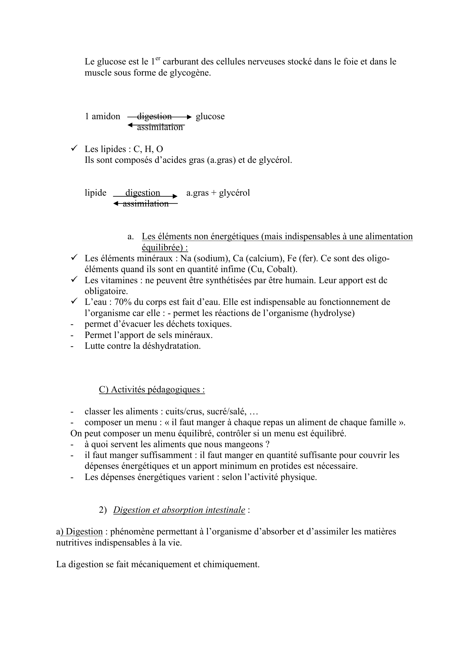 Prévisualisation du document Les fonctions de nutrition
Synthèse construite par Sylvain
sylvain.