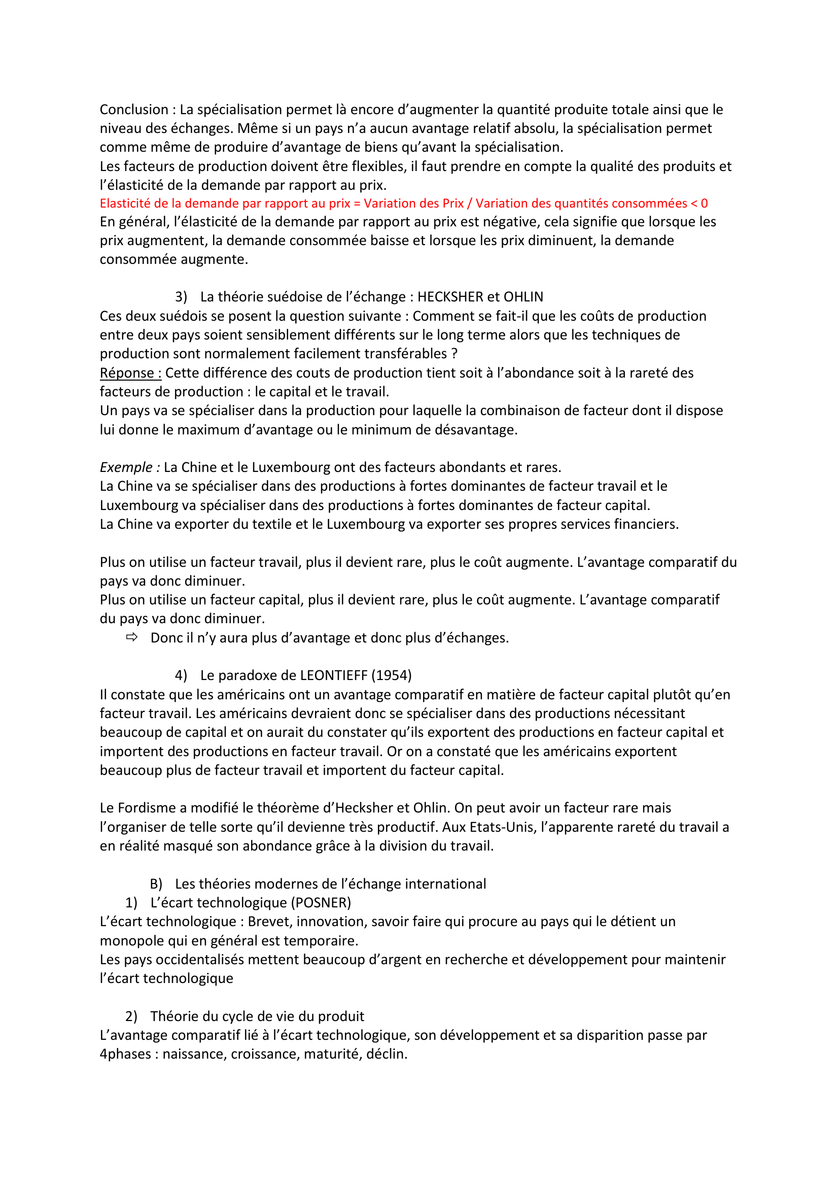 Prévisualisation du document Les fondements du commerce international