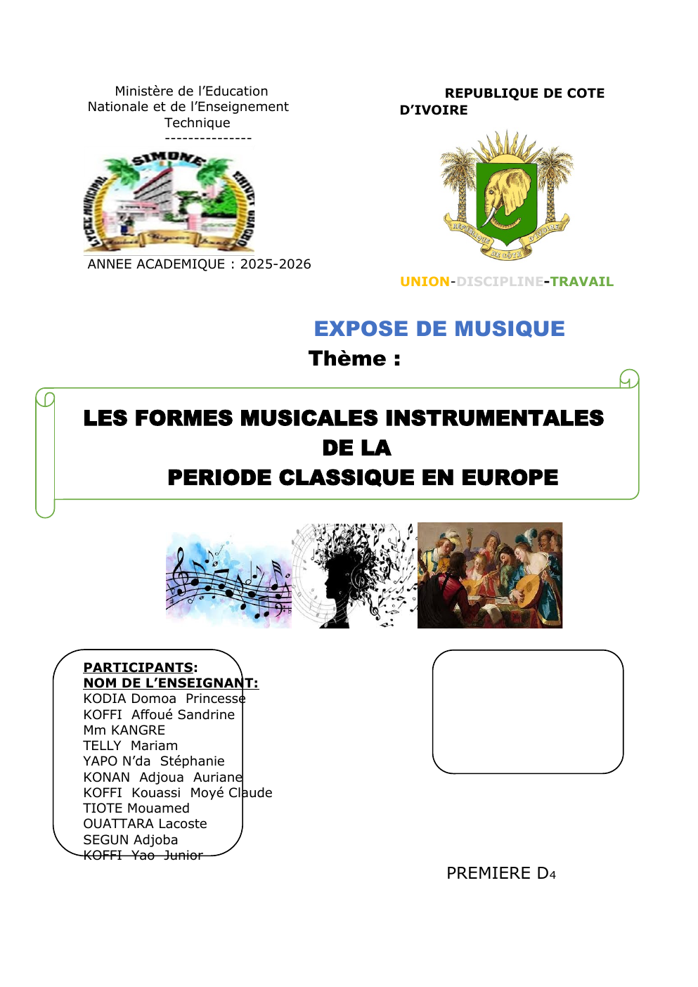 Prévisualisation du document LES FORMES MUSICALES INSTRUMENTALES DE LA PERIODE CLASSIQUE EN EUROPE