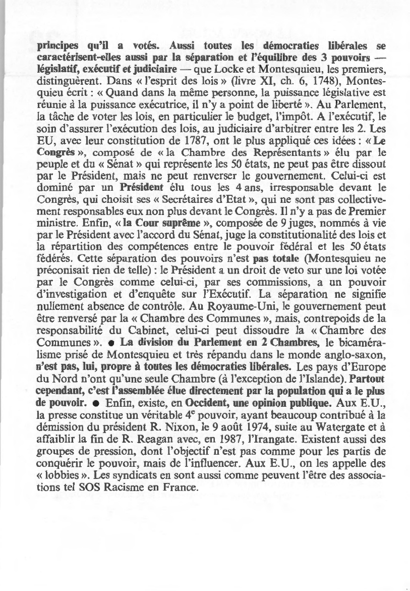 Prévisualisation du document LES FORMES POLITIQUES DE LA DÉMOCRATIE LIBÉRALE