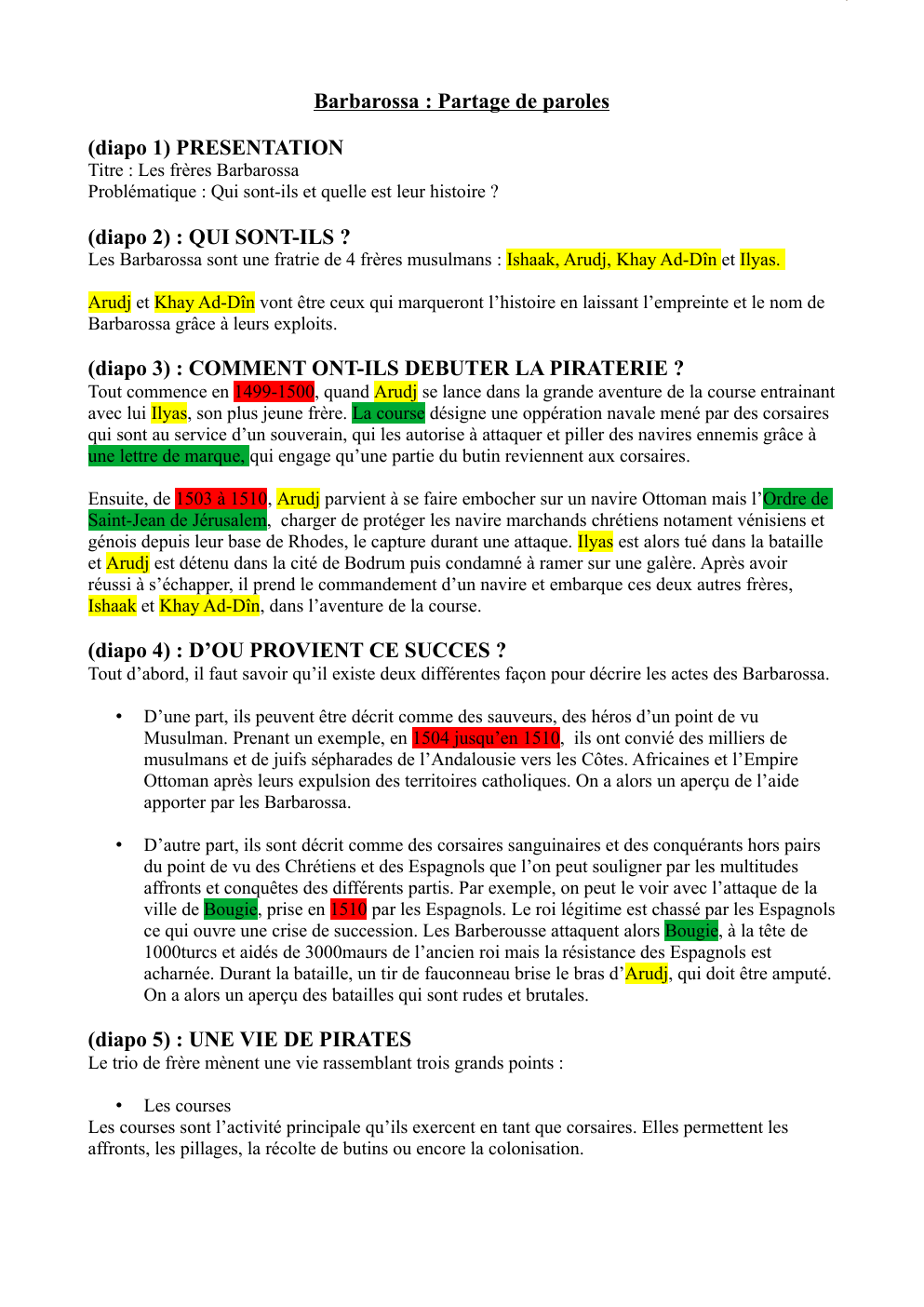 Prévisualisation du document Les frères Barberousse