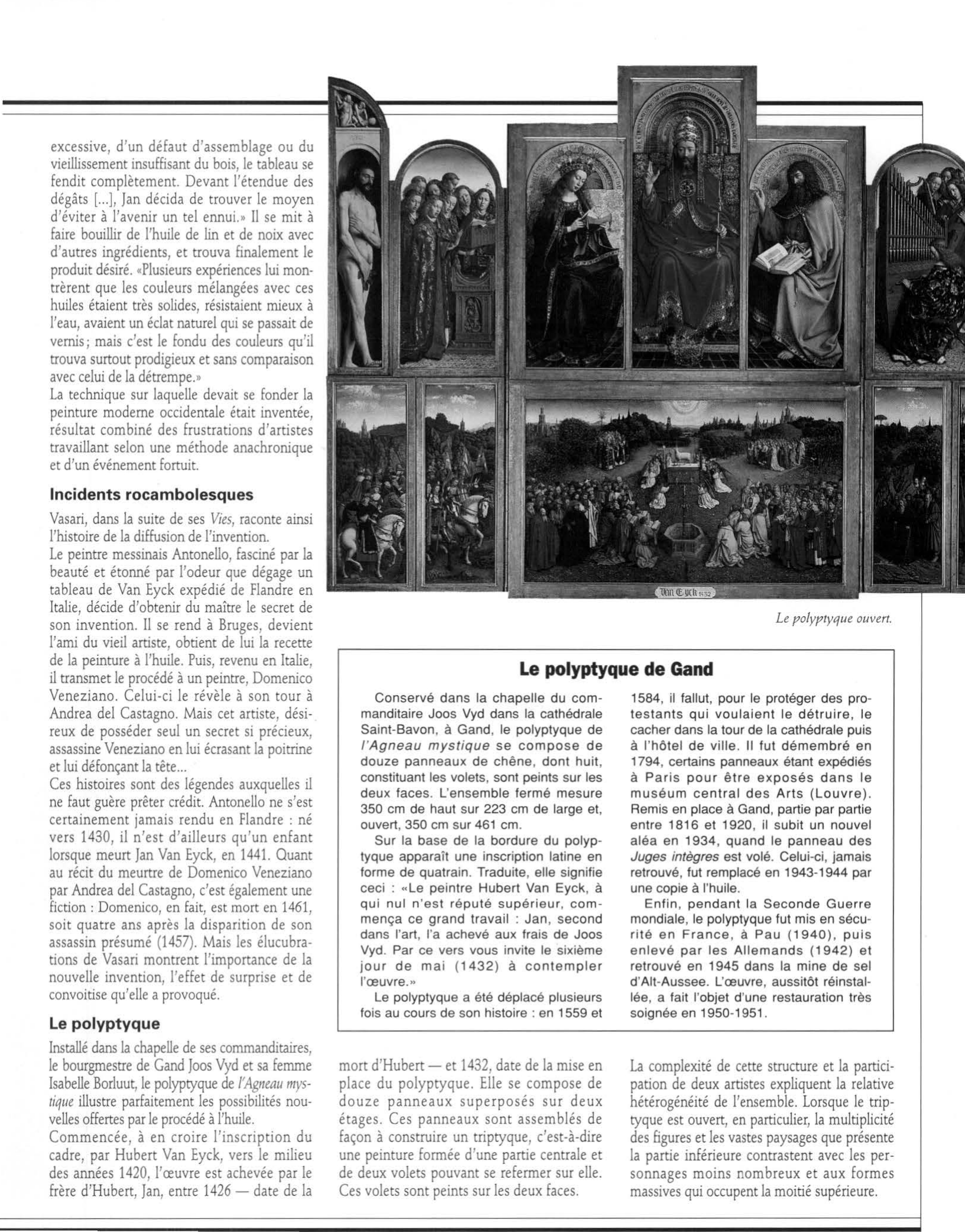 Prévisualisation du document Les frères Van Eyck: L'AGNEAU MYSTIQUE