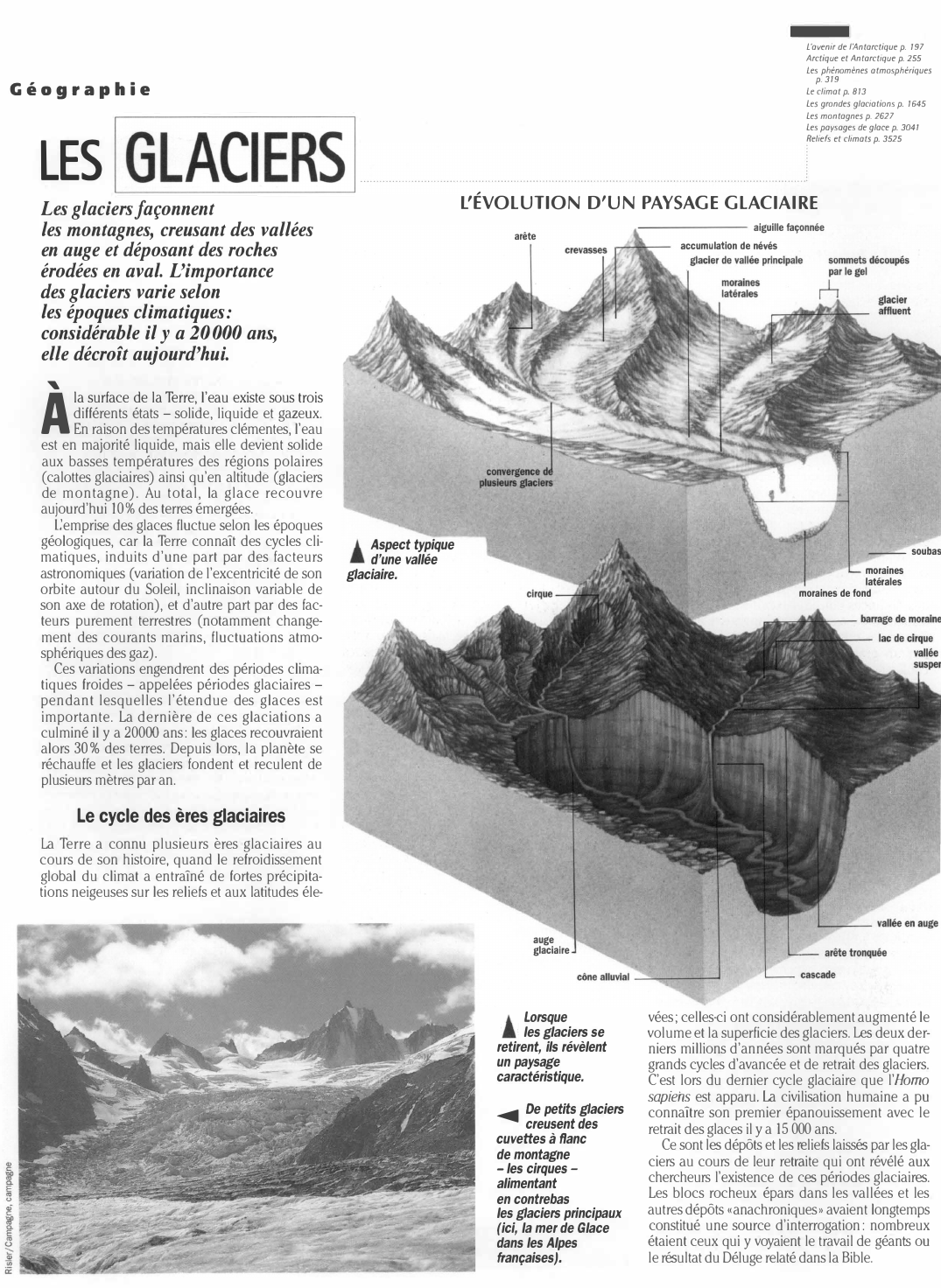 Prévisualisation du document LES GLACIERS