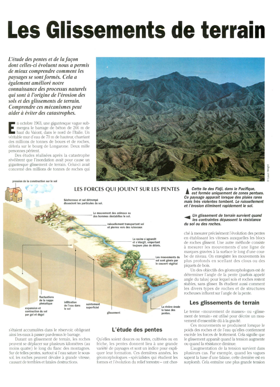 Prévisualisation du document Les Glissements de terrain