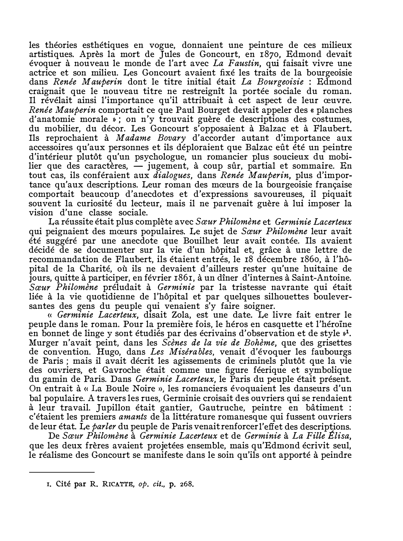 Prévisualisation du document Les Goncourt et l’étude physiologique et sociale