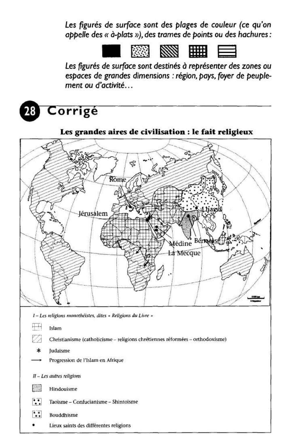 Prévisualisation du document Les grandes aires de civilisation ; cultures, langues et religions