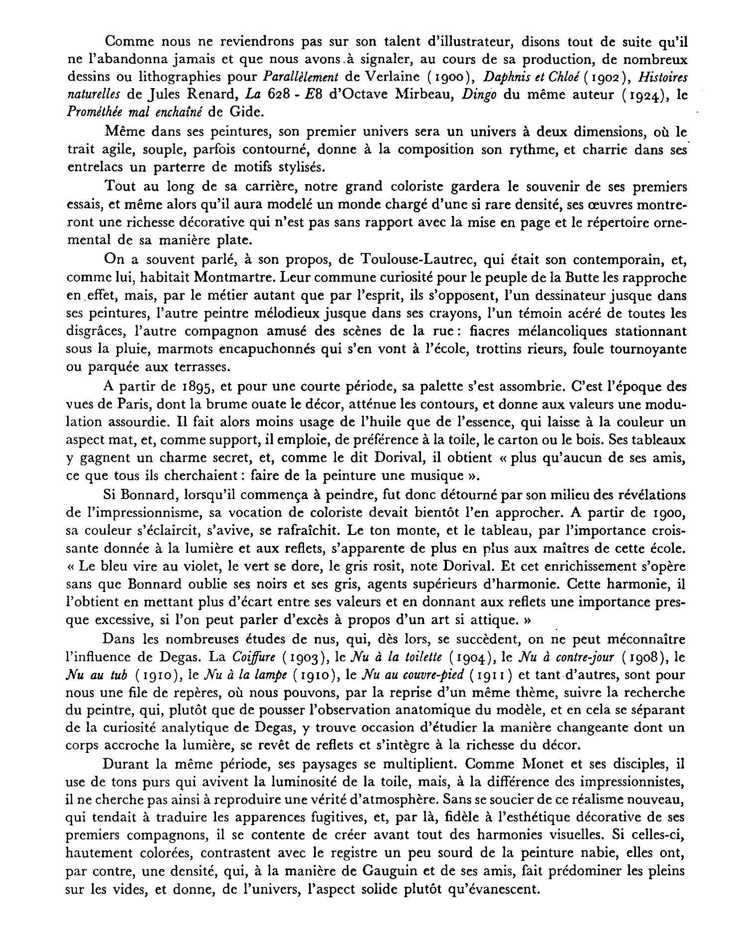 Prévisualisation du document Les grandes dates de la vie de Pierre Bonnard