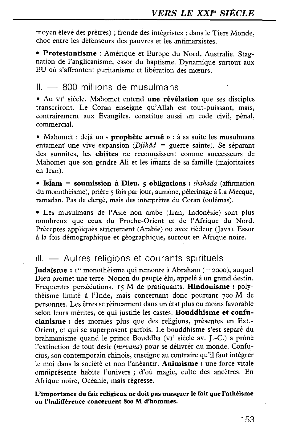 Prévisualisation du document LES GRANDES RELIGIONS