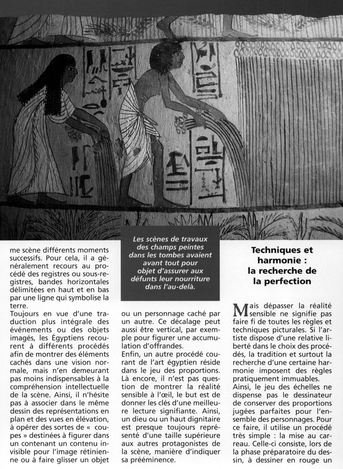 Prévisualisation du document Les grands principes du dessin égyptien