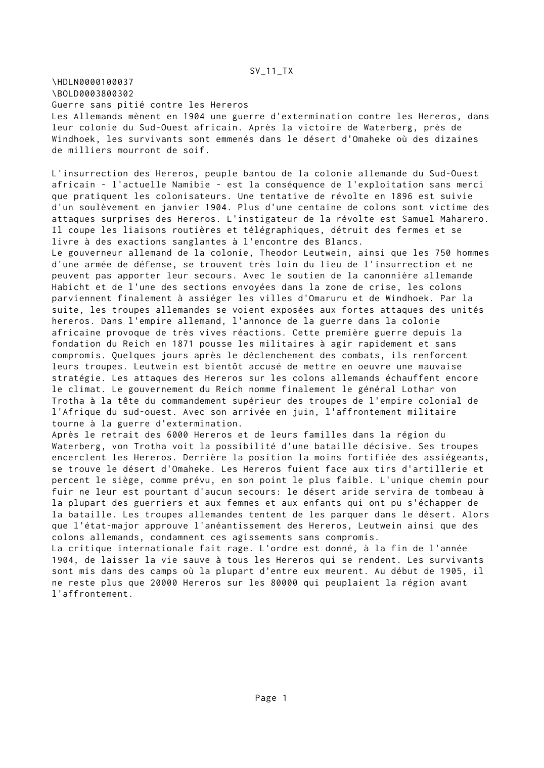 Prévisualisation du document les Hereros