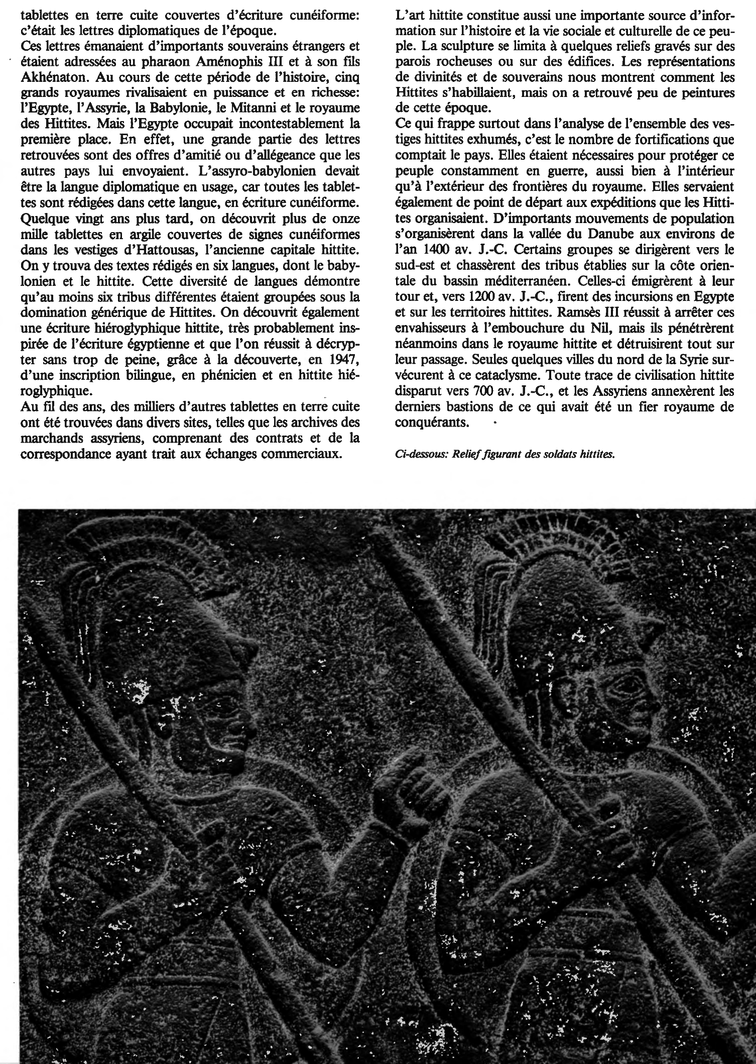Prévisualisation du document Les Hittites: un peuple mystérieux