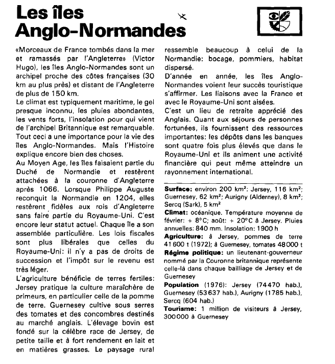 Prévisualisation du document Les îles	Anglo-Normandes	 (géographie).