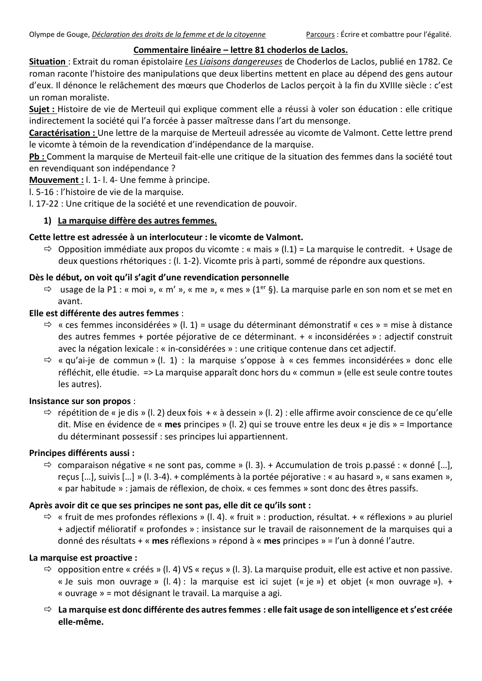 Prévisualisation du document Les liaisons dangereuses- Lettre 81