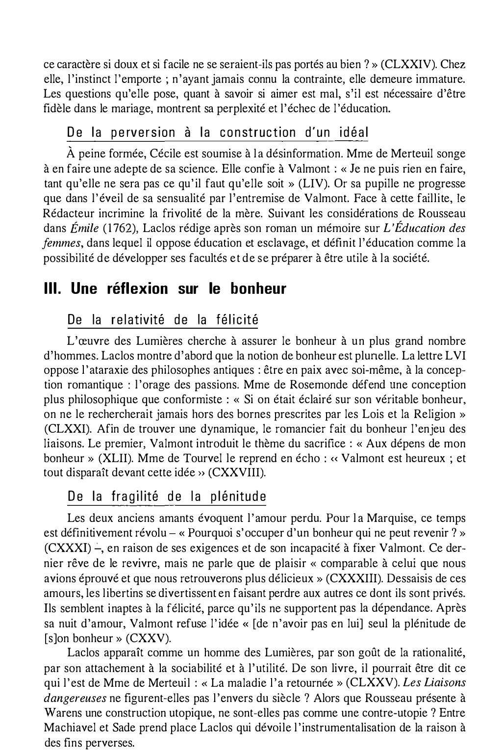 Prévisualisation du document Les Liaisons dangereuses, une œuvre des Lumières