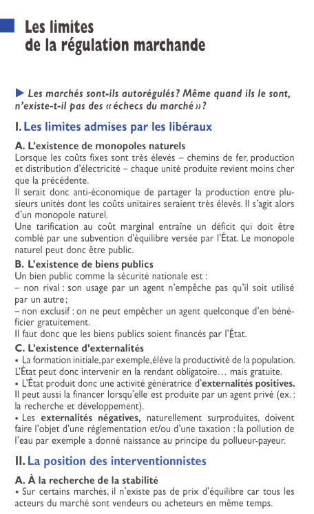 Prévisualisation du document ■

Les limites
de la régulation marchande

► Les marchés sont-ils autorégulés? Même quand ils le sont,
n'existe-t-il pas des...