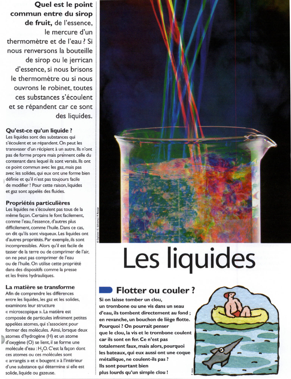 Prévisualisation du document Les liquides