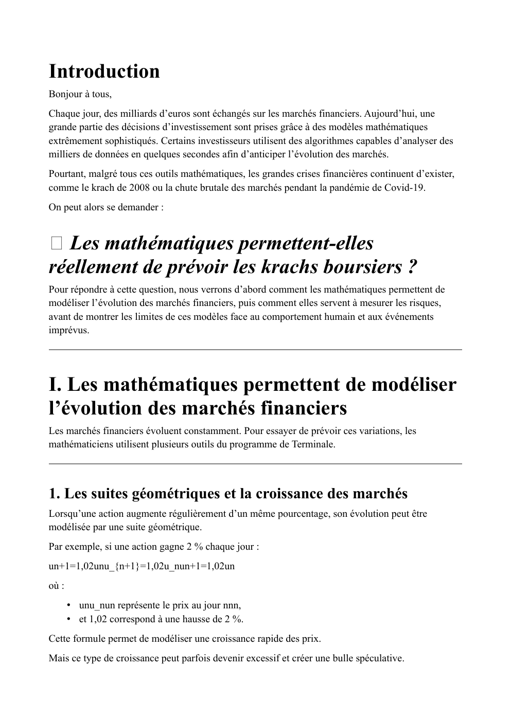Prévisualisation du document les maths peuvent ils predire un krash boursier ?