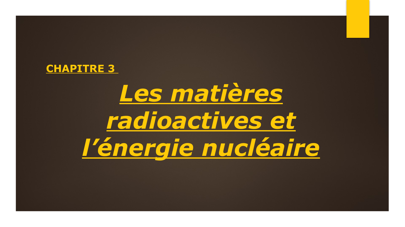 Prévisualisation du document Les matières radioactives et l’énergie nucléaire
