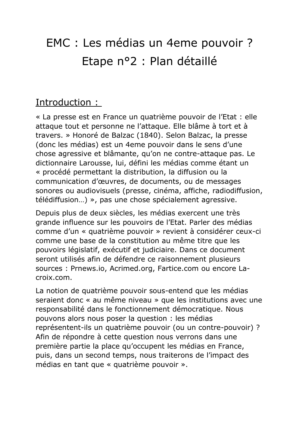 Prévisualisation du document les médias traditionnelles:un 4ème pouvoir